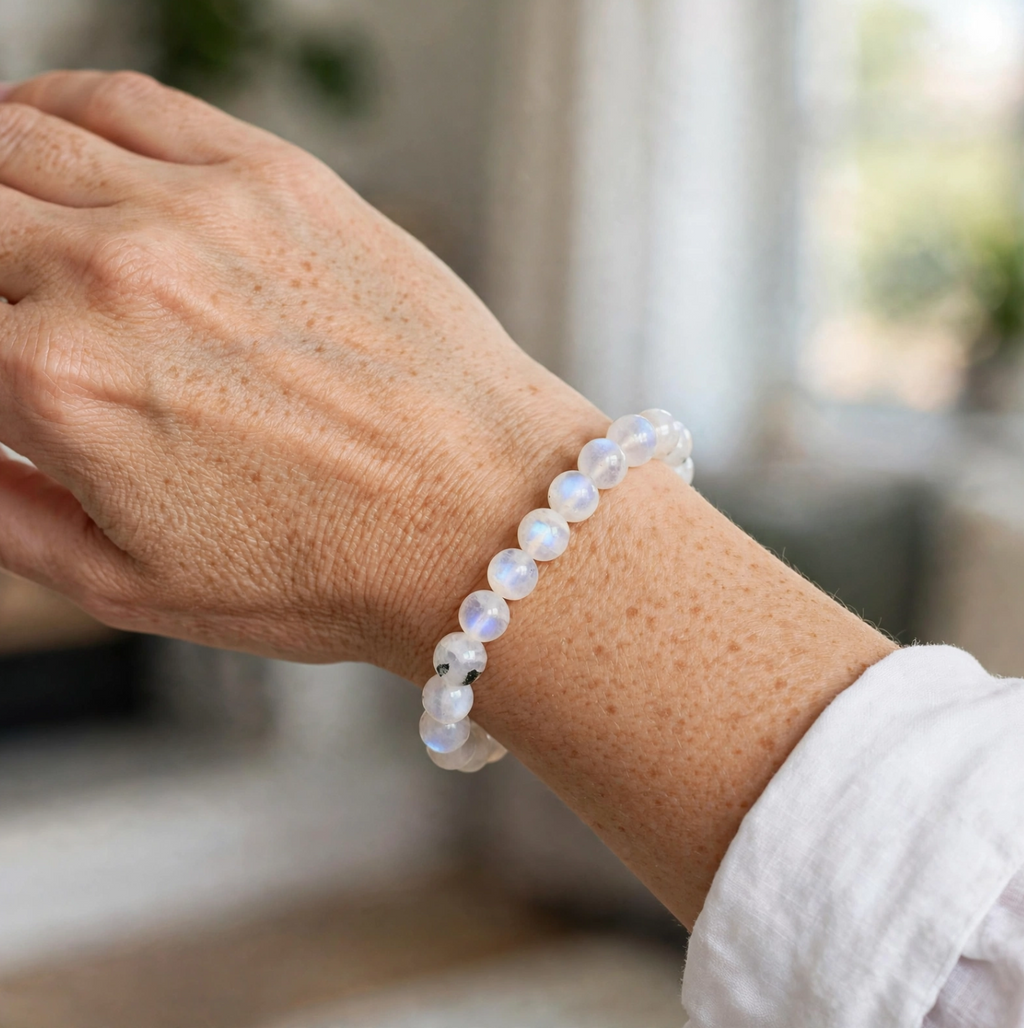 Rainbow Moonstone Bracelet