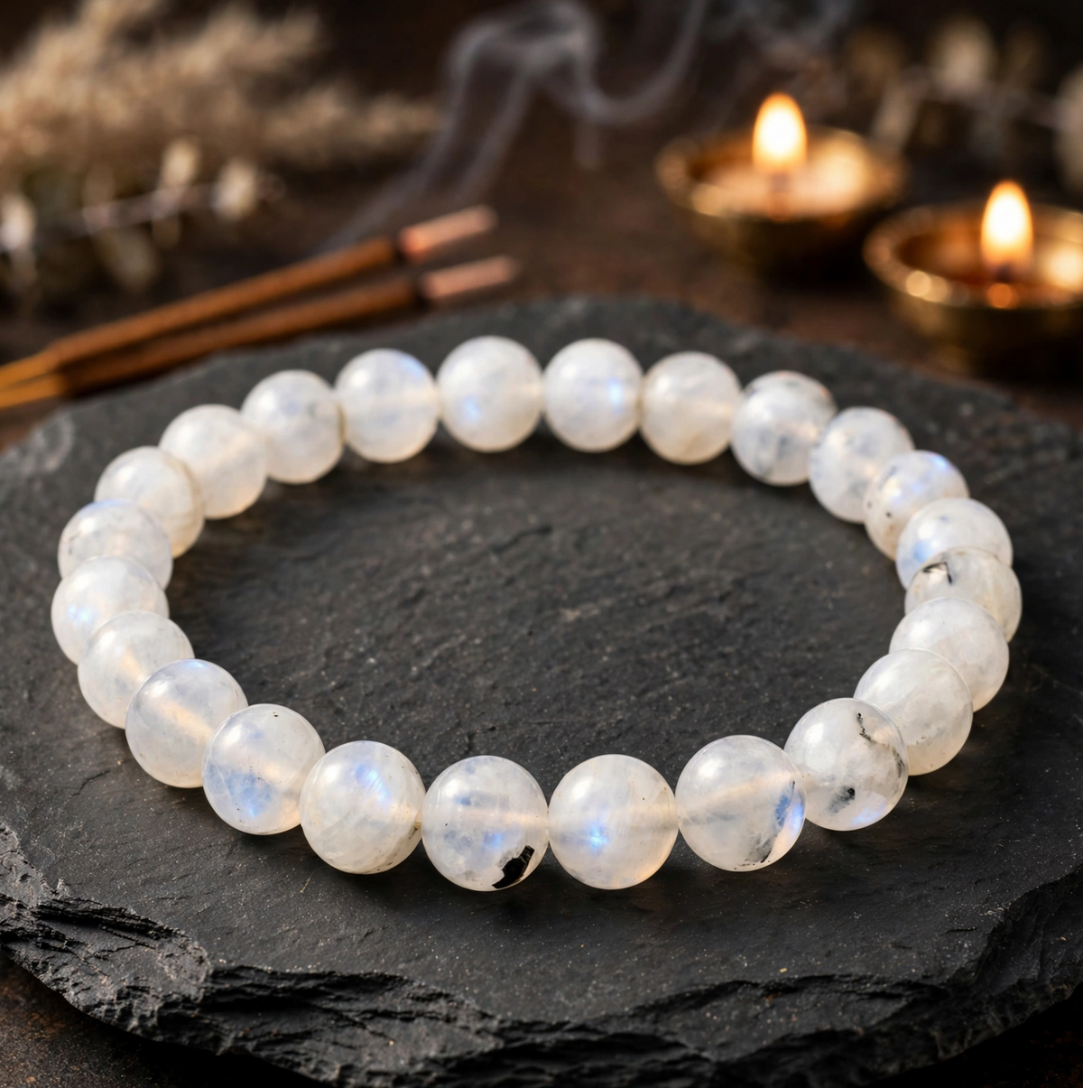 Rainbow Moonstone Bracelet