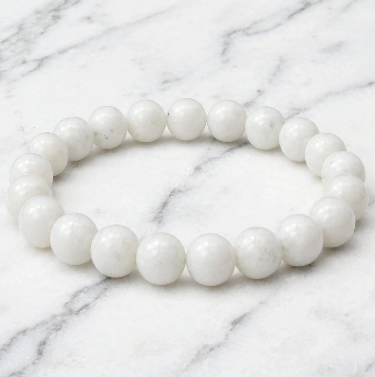 White Agate Bracelet