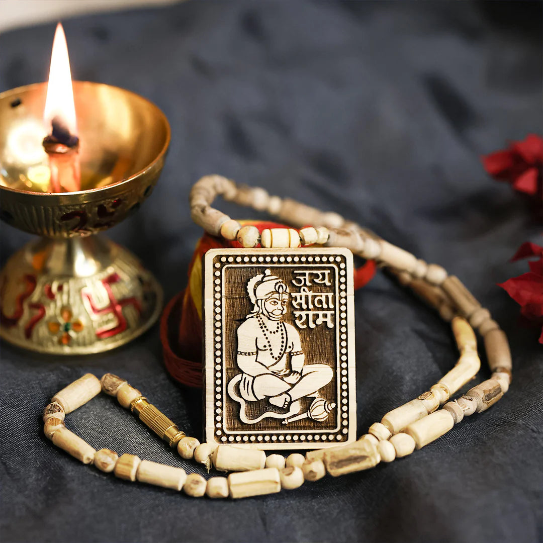 Bageshwar Dham Hanuman Tulsi Mala (Buy 1 Get 1 Free)