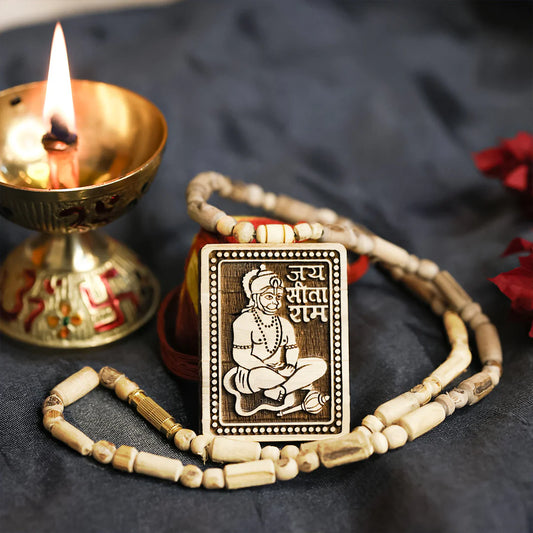 Bageshwar Dham Hanuman Tulsi Mala (Buy 1 Get 1 Free)